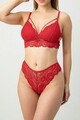 Set lenjerie intima sutien si chiloti, 999MRE1705 - 80, Miorre, 90% poliamida/10% elastan, Rosu