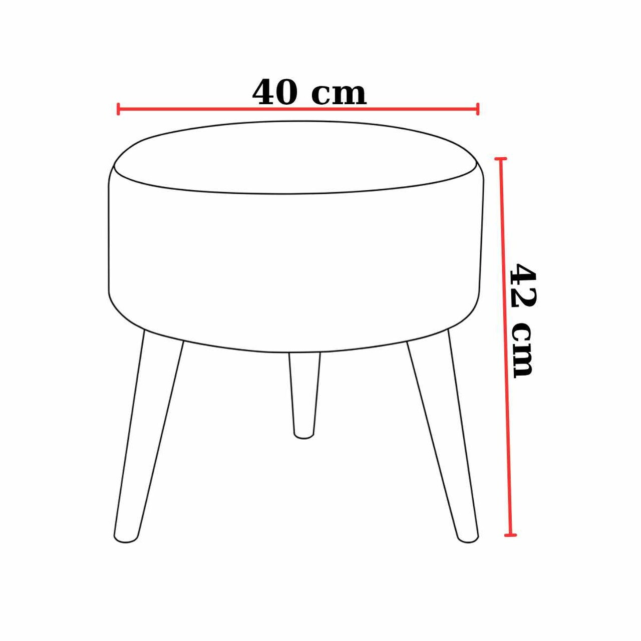 Set fotoliu cu aripioare și puf (3 piese), Atelier del Sofa, 281ELR1201, Verde — imaginea 3