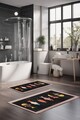 Set covorase de baie, Cartwright, CT-5292, Poliester, Multicolor