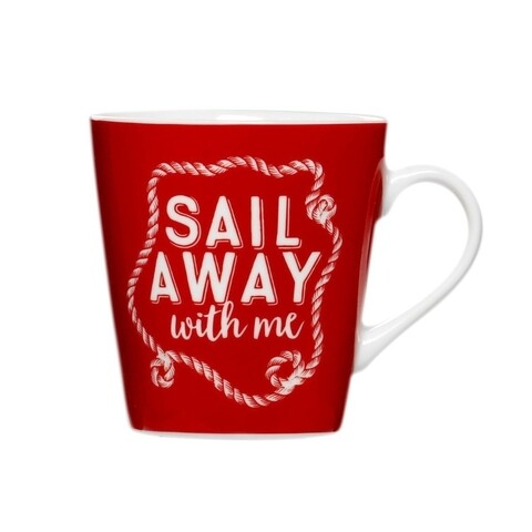 Cana sail away ocean, ambition, 330 ml, portelan, rosu
