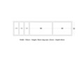 Comoda TV, Mod Design, Brukge, 150x56x40 cm, Stejar