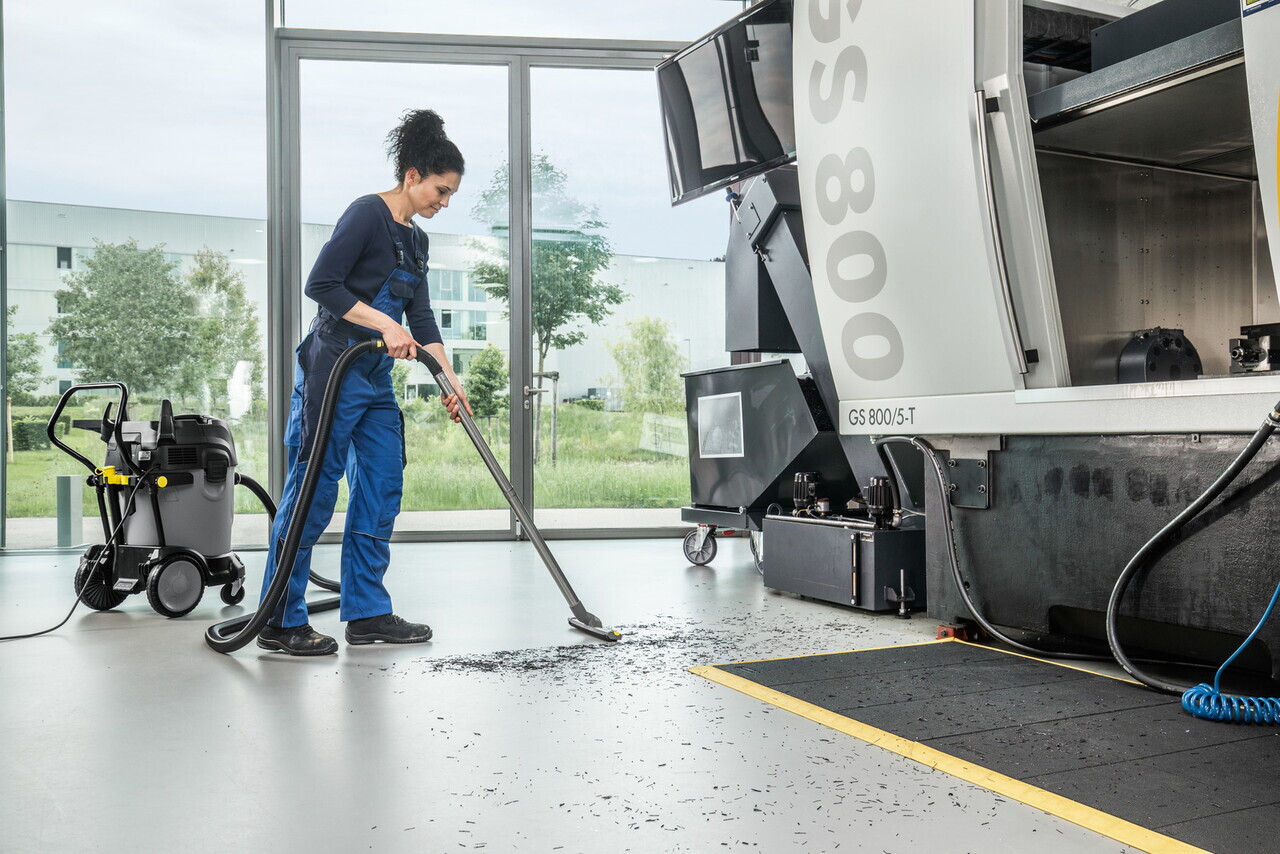 Aspirator umed-uscat profesional NT 65/2 Tact², Karcher, gri — imaginea 2