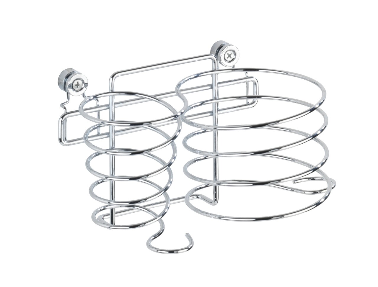 Suport pentru uscatorul de par si placa, Wenko, Classic, 20 x 12 x 12 cm, inox - 1 | YEO