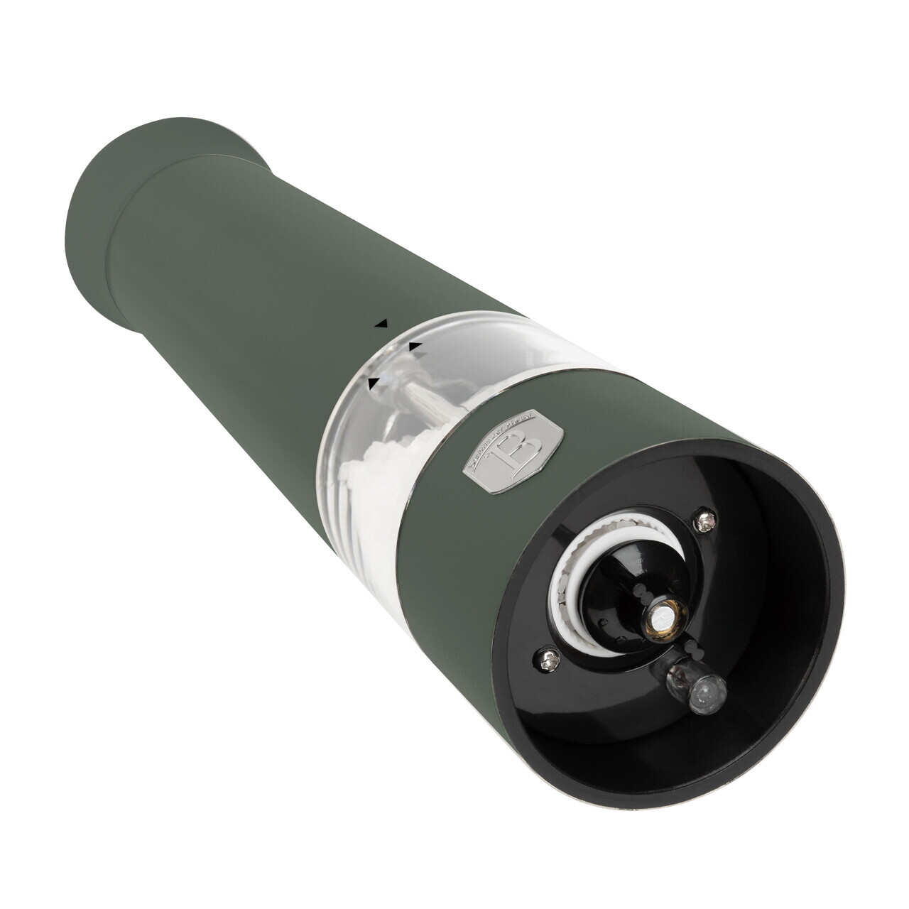 Set 2 rasnite electrice pentru sare/piper Berlinger Haus, Matte Green, plastic/ceramica, verde mat - imagine 2