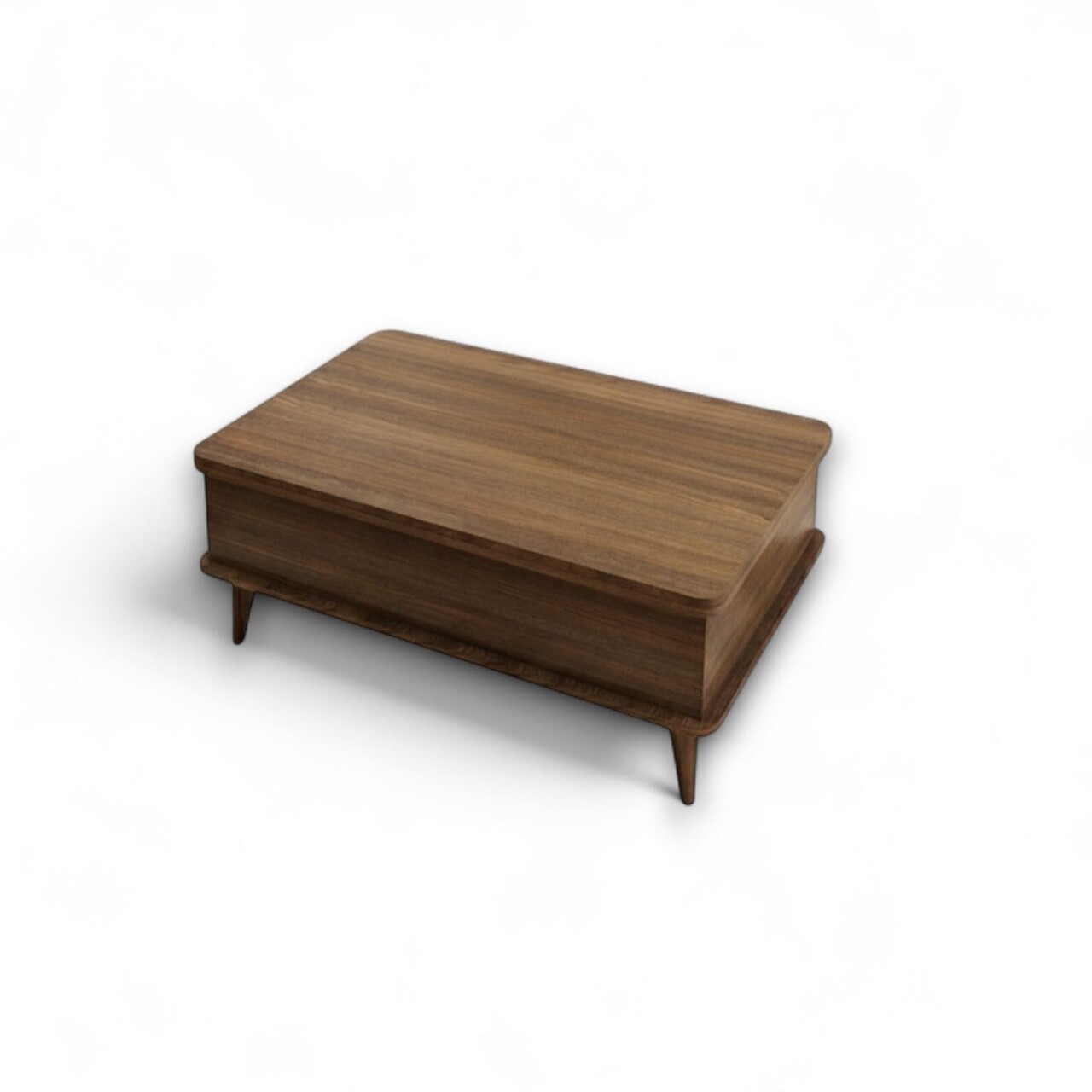 Masuta de cafea, Hanah Home, Dy Ada, 90x38x60 cm, PAL, Maro - view 3