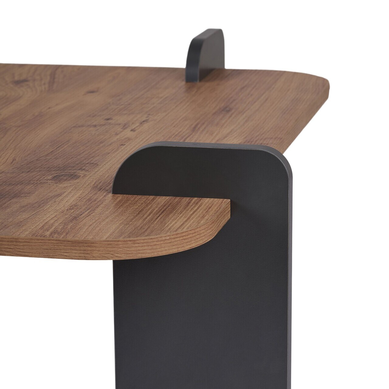Masuta de cafea, Hanah Home, Marais, 90x35x90 cm, PAL, Pin Atlantic / Antracit — imaginea 8