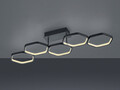 Plafoniera Vigo, RL, 90x30x15 cm, 24W, 1x SMD, metal, negru