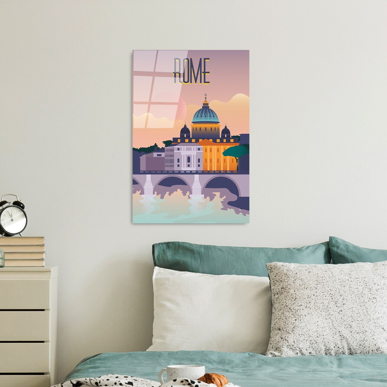 Tablou decorativ, UV-1026, 30 x 45 cm, Multicolor — imaginea 4