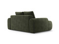Canapea 2 locuri, Linz, Cosmopolitan Design, 175x100x84 cm, catifea, verde