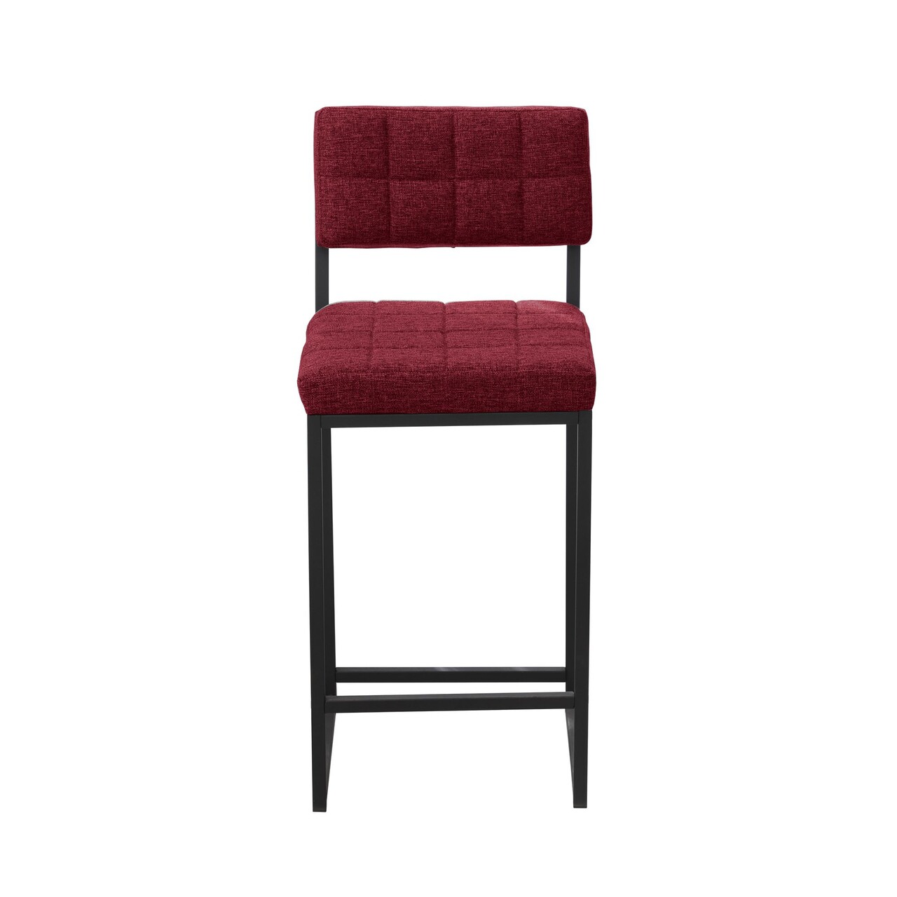 Scaun de bar, Hanah Home, Retro, 40x98x40 cm, Bordo - imagine 7
