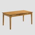 Masa extensibila Avella, Homla, 160-195x90x76 cm, lemn de cauciuc, natur