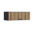 Dulap de perete, Minerva, Kale 135, 135x45x54 cm, PAL, Antracit / Dore