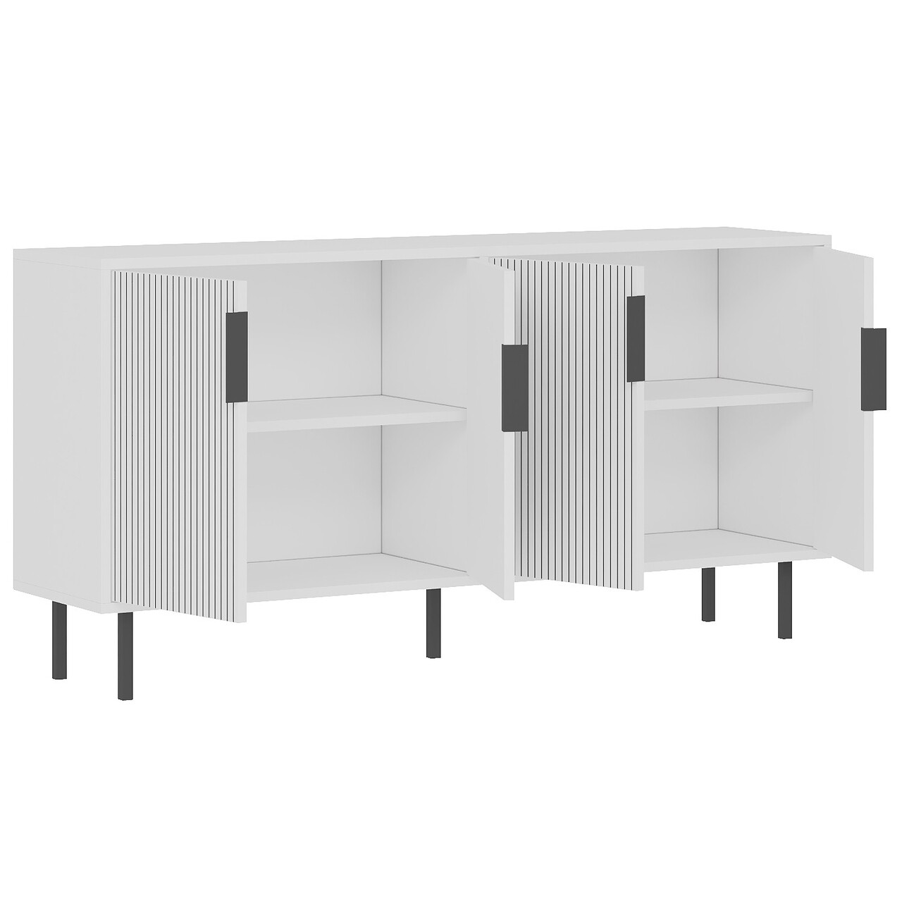 Consola, Odessa, Clara, 150x75x36 cm, Alb - 3 | YEO