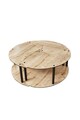 Set masute de cafea, Poter, Yin Yang 3 70, MDF , Stejar