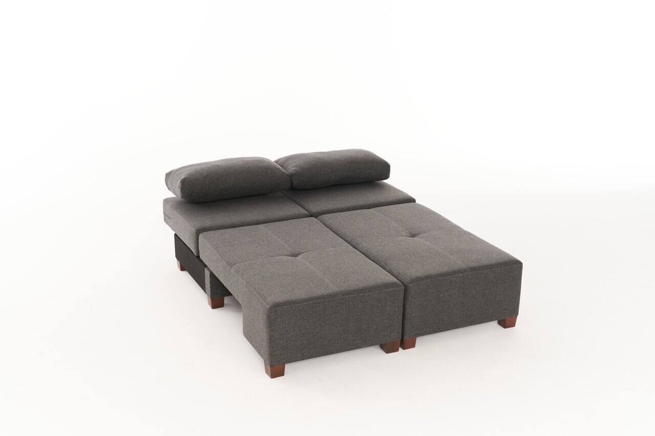 Canapea extensibila 3 locuri, Atelier del Sofa, 613LFS1116, Antracit — imaginea 8