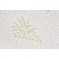 Topper saltea Aloe Vera Therapy Memory Arctic Gel 7 zone de confort, Green Future, 80x200 cm, H 5 cm