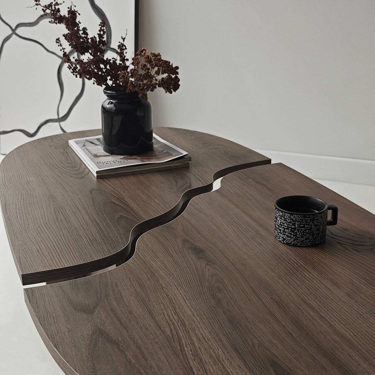 Masuta de cafea, Hanah Home, Missisipi, 120x38x60 cm, Maro - view 7