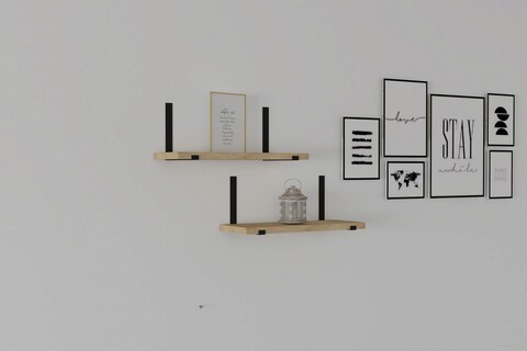 Raft de perete, asse home, lama, pal , maro
