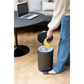 Cos de gunoi cu pedala, Brabantia, NewIcon, 12 L, 33.8x25.1x41.1 cm, otel, gri inchis