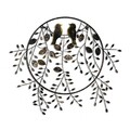 Decoratiune de perete, Love of Birds 2, Metal, Dimensiune: 86 x 75 cm, Multicolor