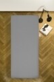 Cearceaf de pat cu elastic Grey Heinner, 90x200 cm, 100% bumbac, gri