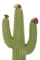 Figurina /sculptura decorativa Cactus, Mauro Ferretti, 16.5x11x45 cm, polirasina, multicolor