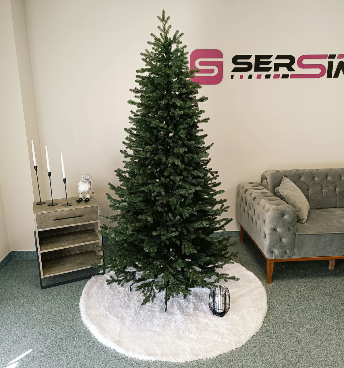 Brad artificial Christmas Deluxe by Sersimo, Viena Slim, 2D+3D, 210cm — imaginea 6