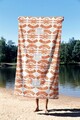 Prosop de plaja, Astacura, Flying Academi 70, 70x130 cm, 70% poliester/30% poliamida, Multicolor