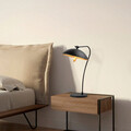 Lampa de masa, Fulgor, 942FLG1819, Metal, Negru
