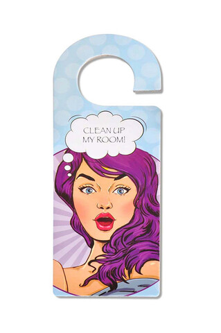 Decoratiune pentru maner usa, POP036, 10×25 cm, Plastic, Multicolor mezoni.ro