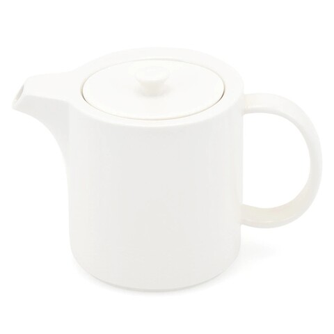 Ceainic, Impress, 800 ml, portelan, alb 800