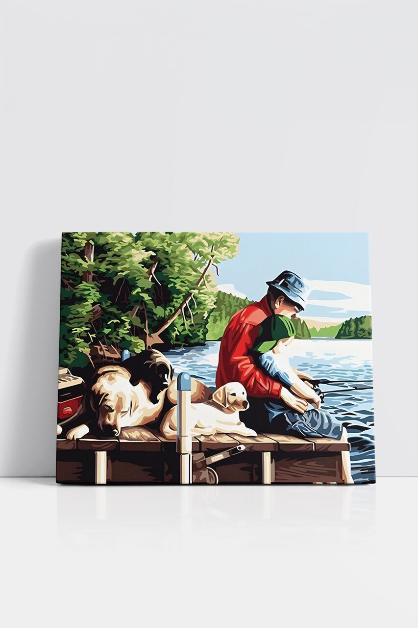 Pictura pe numere, Wallxpert, Artsylrbaskı18, Multicolor - view 2