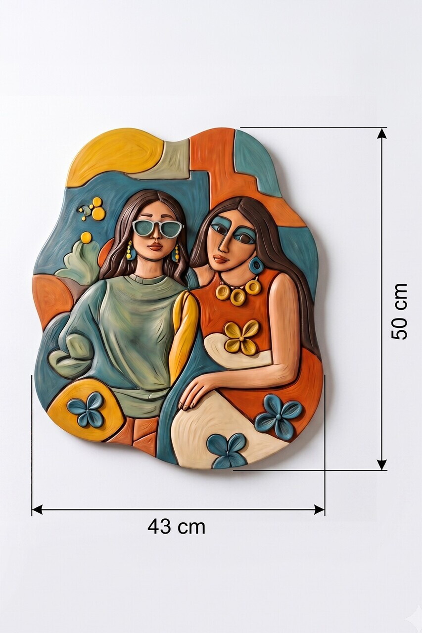 Tablou decorativ, ART3DCNCMDL11, Imprimare digitala, Multicolor — imaginea 3