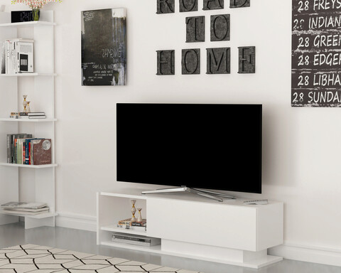 Comoda tv, zena home, damla, pal, alb