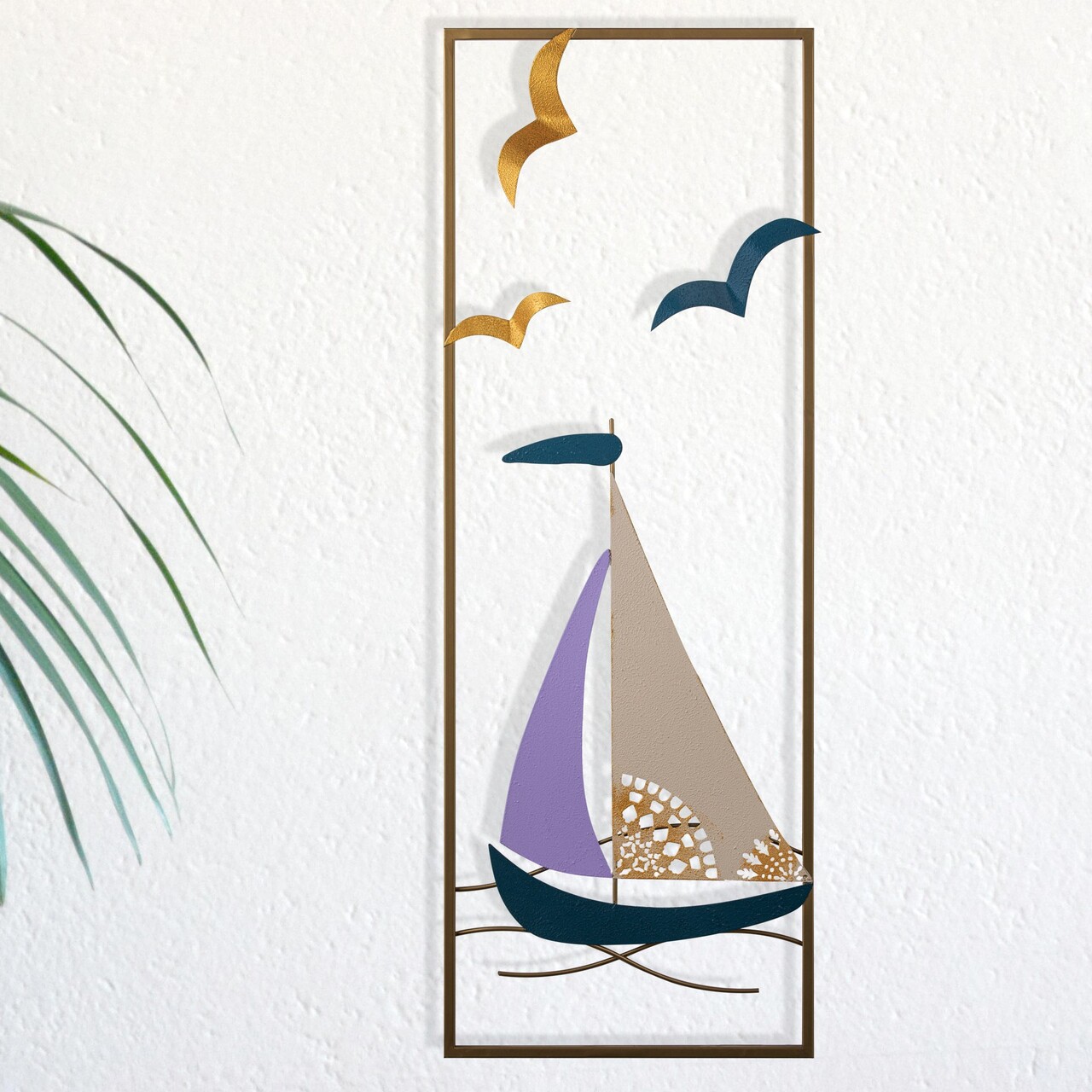 Decoratiune, Port de Cannes, Dimensiune: 32 x 5 x 90 cm, Multicolor - view 6