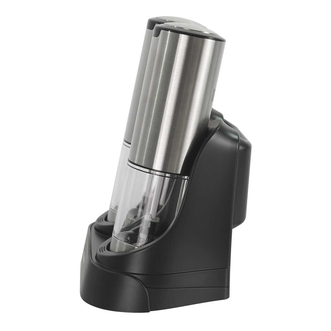 Set 2 rasnite electrice pentru sare si piper, cu baza de incarcare - Zokura - imagine 4