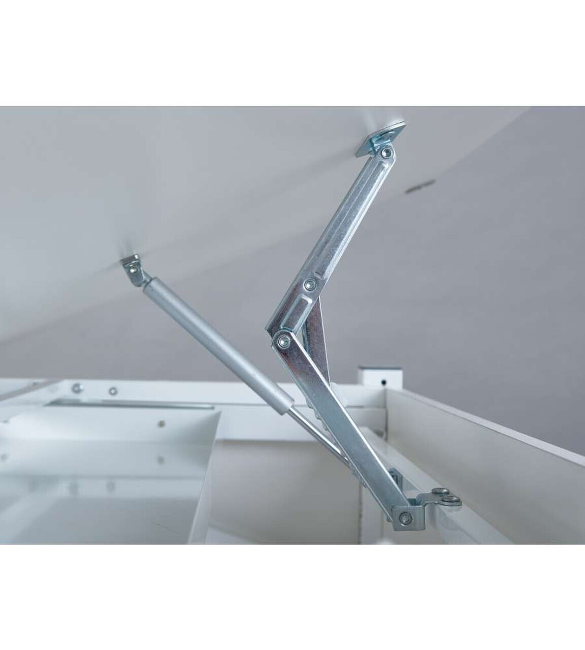 Birou pentru copii reglabil pe inaltime Studare, Inter Link, 110x68x55-78 cm, MDF, alb/gri - view 7