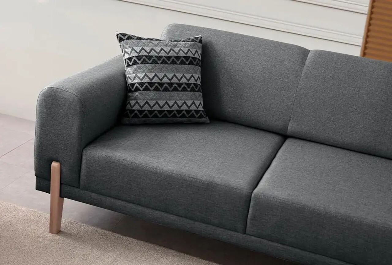 Canapea extensibila 3 locuri, Atelier del Sofa, 752EST1126, Lemn de carpen;PAL, Antracit - view 5