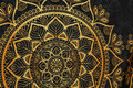 Lenjerie de pat pentru o persoana (FR), Alvina - Gold, Cotton Box, Bumbac Satinat