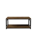 Masuta de cafea Kelvin, Zena Home, 120x60x50 cm, maro/negru