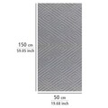 Folie antiderapanta pentru sertar/dulap Design, Wenko, 50x150 cm, plastic, gri