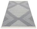 Covor, Ar 15 Grey , 120x180 cm, Bumbac reciclat, Gri