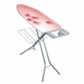 Masa de calcat Antares Pink, Metaltex, 38 x 114 cm, metal/bumbac/burete, roz