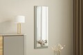 Oglinda decorativa, Siam, Lariya, 40x120x2.2 cm, MDF , Alb / Antracit