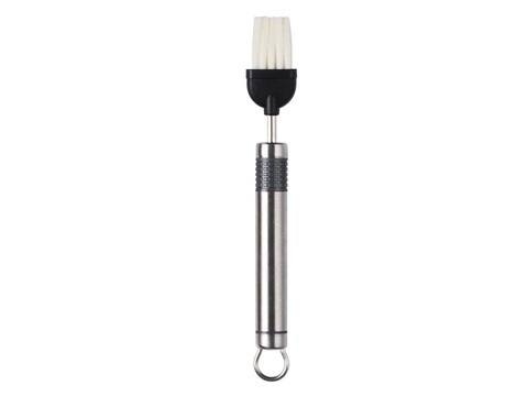 Pensula pentru patiserie, Procuisine, Excelsa, 20 cm, nailon, argintiu