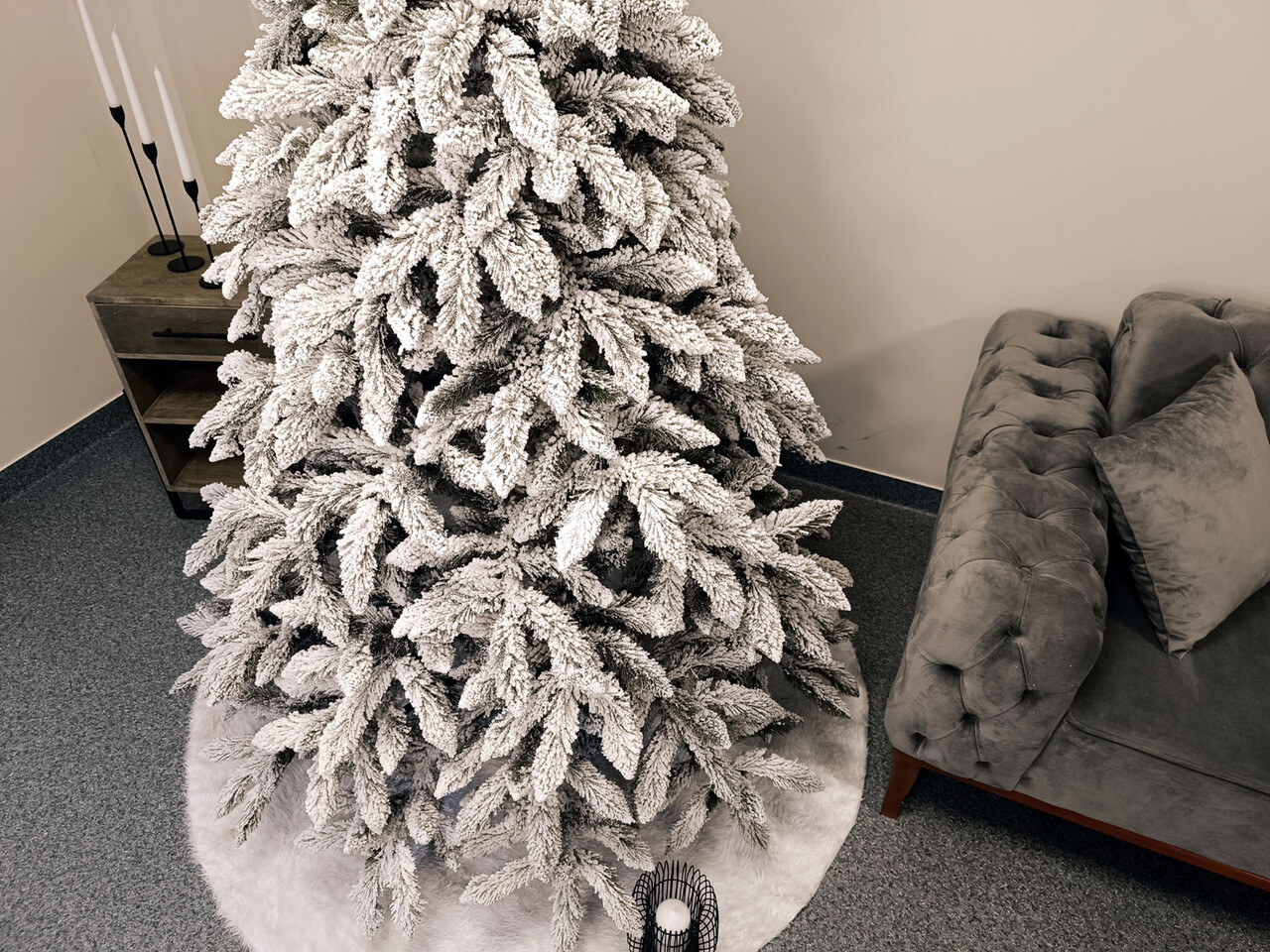 Brad artificial Christmas Deluxe by Sersimo, Victoria nins, 2D, 220cm — imaginea 11
