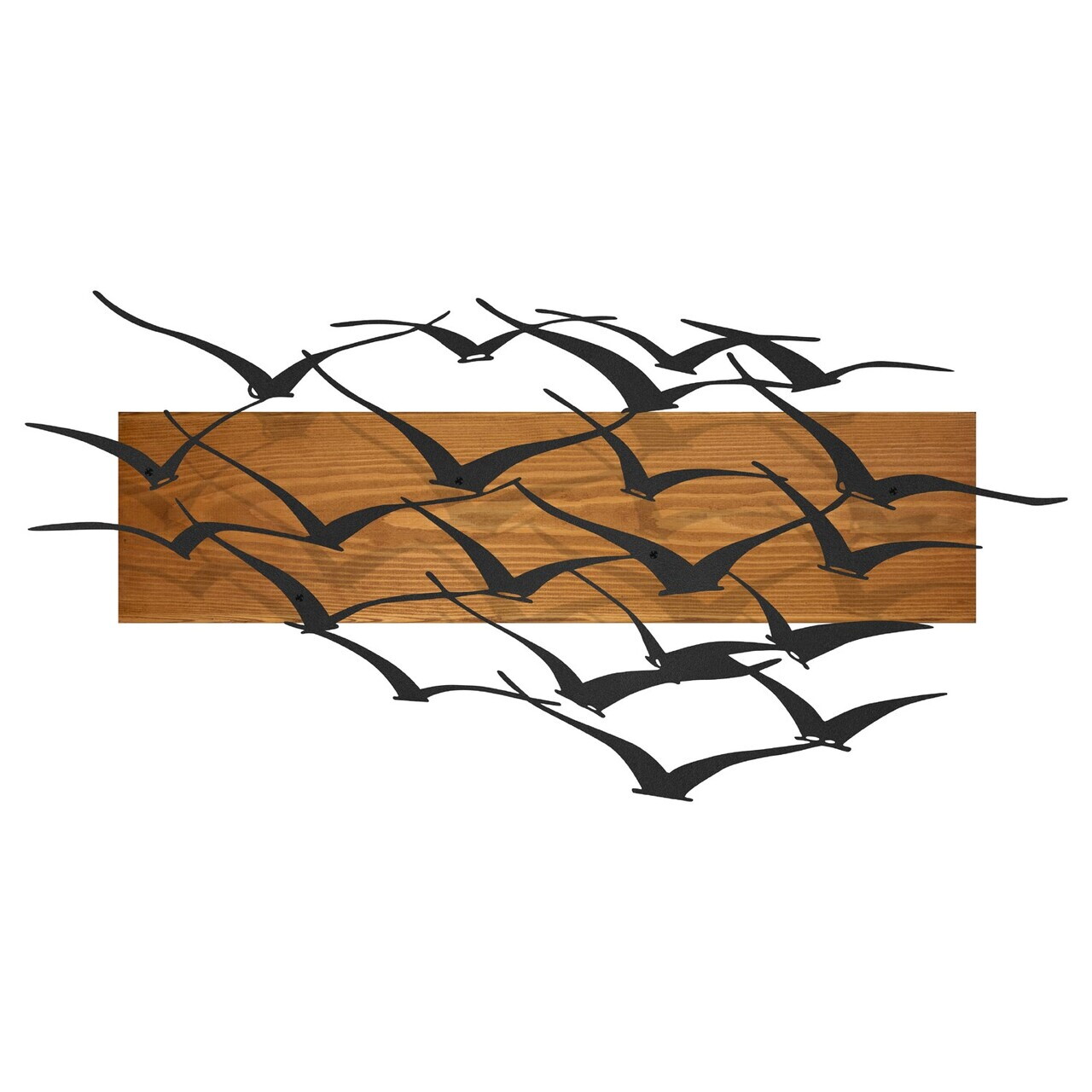 Decoratiune de perete, Ventus, Cadru: Lemn (Grosime: 2 cm), Nuc negru — imaginea 7