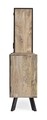 Bufet Manchester, Bizzotto, 193x38x165 cm, lemn de mango/otel