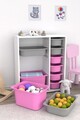 Dulap multifunctional, Estella, Zen 2D2K6U, Alb / Gri / Roz