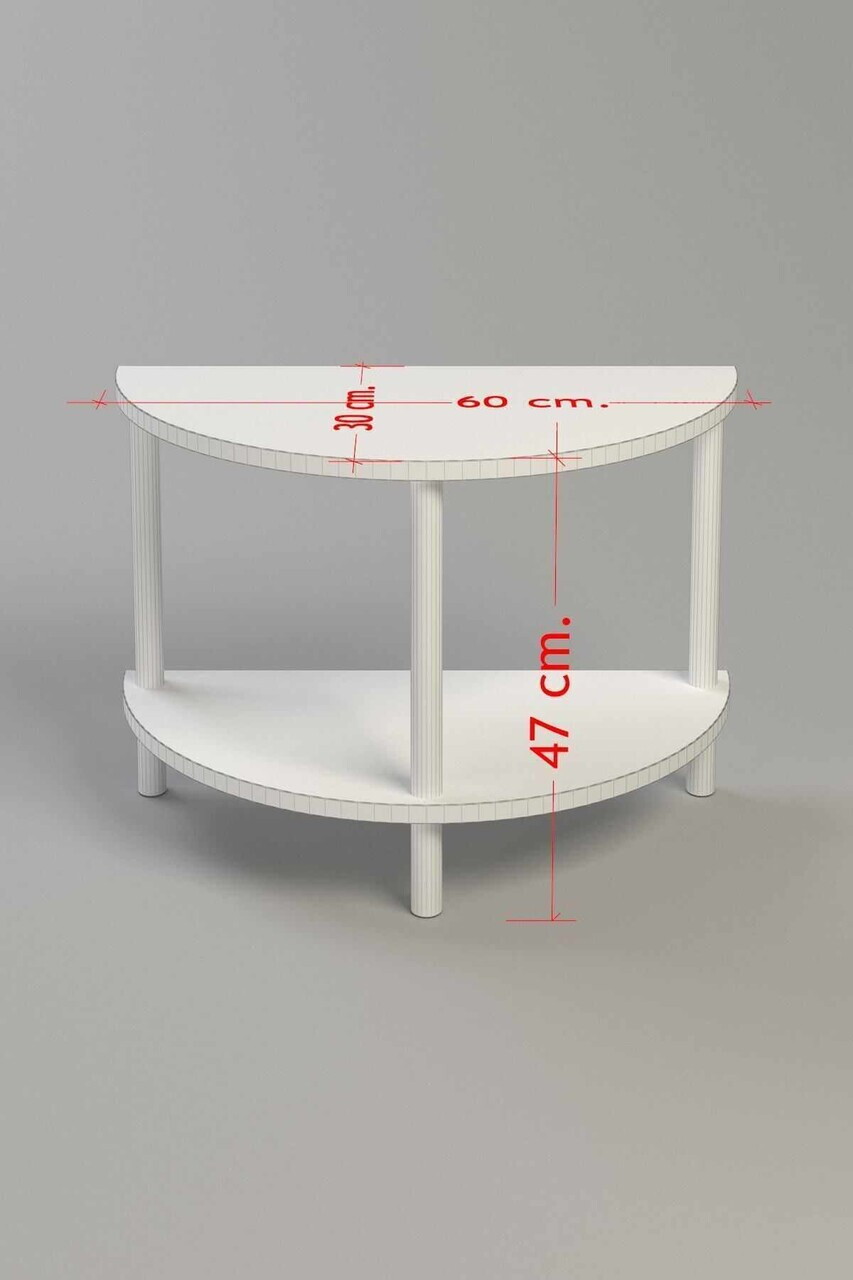 Masuta de cafea, Hanah Home, Peka-0007, 60x42x30 cm, PAL, Maro — imaginea 6